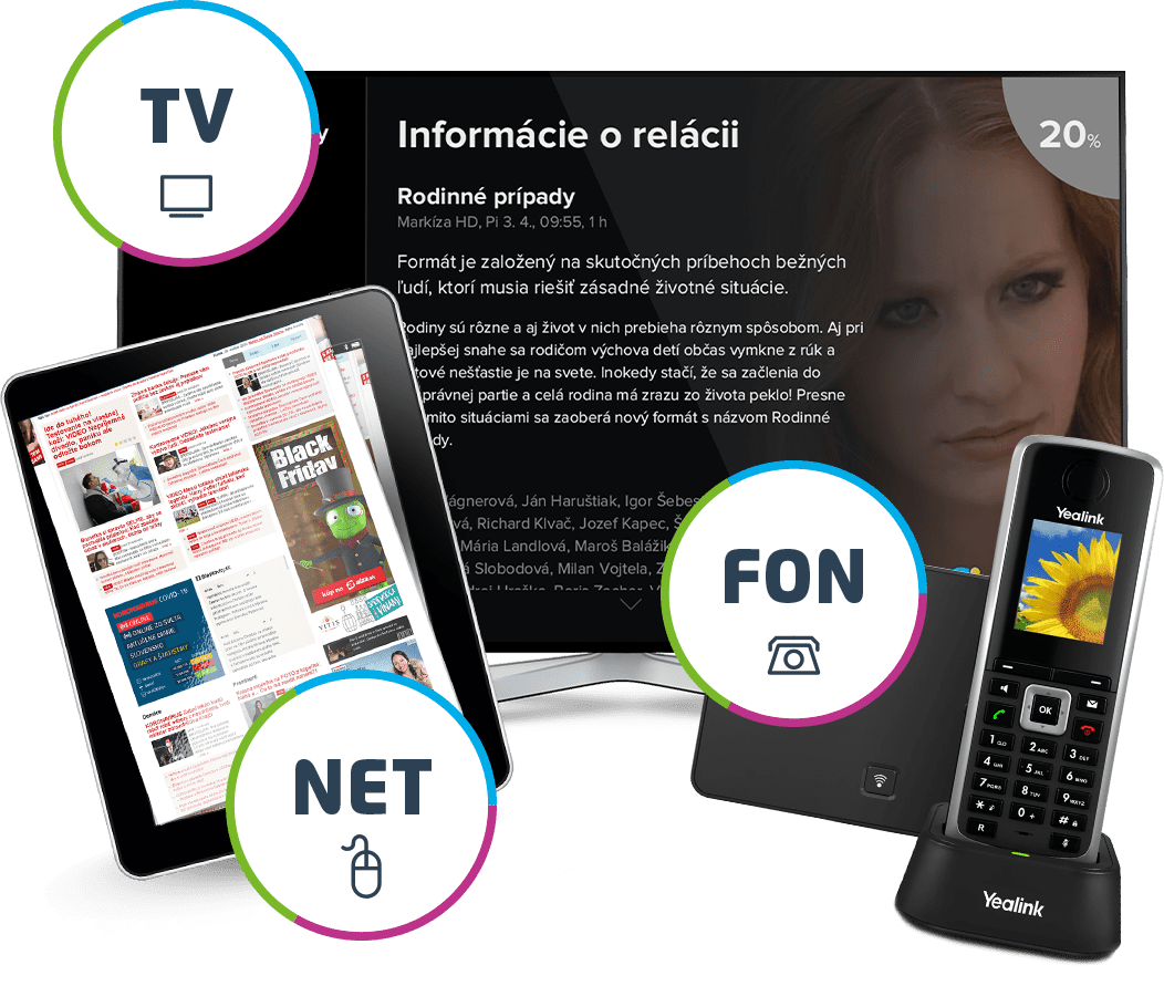 Vysokorýchlostný internet, digitálna televízia a telefonovanie | NUO